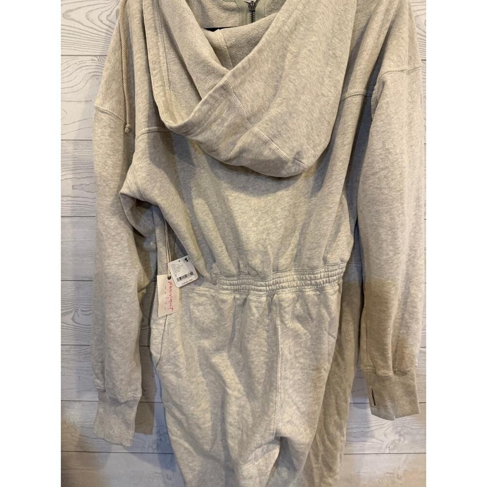 NWT FP Movement X Hatch Warm Up Jumpsuit Gray Long Sleeve Small - - Picture 4 of 4